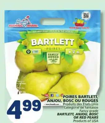 Marché Bonichoix Fancy grade BARTLETT, ANJOU, BOSC OR RED PEARS offer