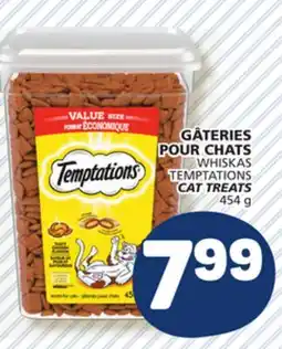 Marché Bonichoix WHISKAS TEMPTATIONS CAT TREATS offer