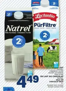 Marché Bonichoix NATREL MILK OR MILK offer