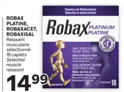 Brunet ROBAX PLATINE, ROBAXACET, ROBAXISAL Relaxant musculaire sélectionné offer