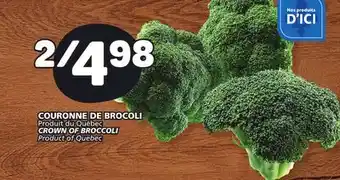 Marché Bonichoix CROWN OF BROCCOLI offer