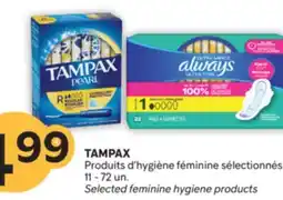 Brunet TAMPAX Produits d'hygiène féminine sélectionnés offer