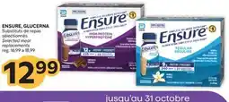 Brunet ENSURE, GLUCERNA Substituts de repas sélectionnés offer
