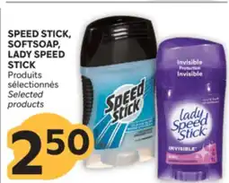 Brunet SPEED STICK, SOFTSOAP, LADY SPEED STICK Produits sélectionnés offer