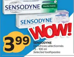 Brunet SENSODYNE Dentifrices sélectionnés offer