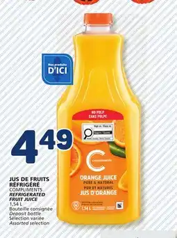 Marché Bonichoix COMPLIMENTS REFRIGERATED FRUIT JUICE offer