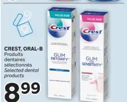 Brunet CREST, ORAL-B Produits dentaires sélectionnés offer