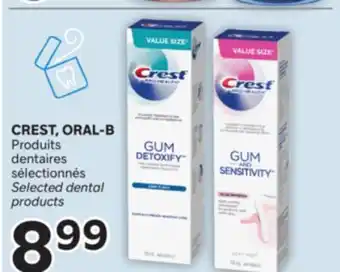 Brunet CREST, ORAL-B Produits dentaires sélectionnés offer