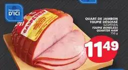 Marché Bonichoix GASPÉSIEN TOUPIE BONELESS QUARTER HAM offer