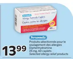 Brunet PERSONNELLE Produits sélectionnés pour le soulagement des allergies Diphenhydramine offer