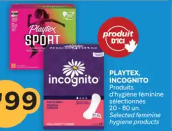 Brunet PLAYTEX INCOGNITO INCOGNITO Produits d'hygiène féminine sélectionnés offer