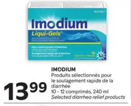 Brunet IMODIUM Produits sélectionnés pour le soulagement rapide de la diarrhée offer