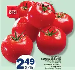 Marché Bonichoix GREENHOUSE RED TOMATOES offer
