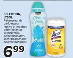 Brunet SELECTION, LYSOL Rehausseur de parfum pour lessive et lingettes désinfectantes sélectionnés offer