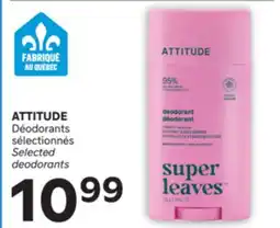 Brunet ATTITUDE Déodorants sélectionnés offer