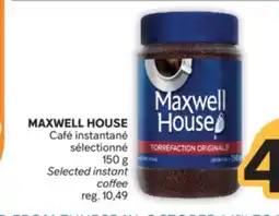 Brunet MAXWELL HOUSE Café instantané sélectionné offer