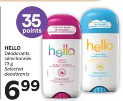 Brunet HELLO Déodorants sélectionnés offer