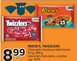 Brunet REESE'S, TWIZZLERS Chocolats, bonbons sélectionés offer
