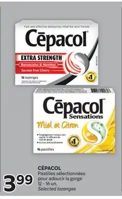 Brunet CÉPACOL Pastilles sélectionnées pour adoucir la gorge offer