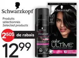 Brunet SCHWARZKOPF Produits sélectionnés offer