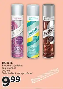 Brunet BATISTE Produits capillaires sélectionnés offer