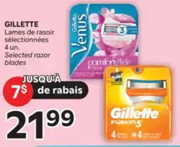 Brunet GILLETTE Lames de rasoir sélectionnées offer