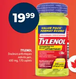 Familiprix TYLENOL, Arthritis pain, 650 mg, 170 caplets offer