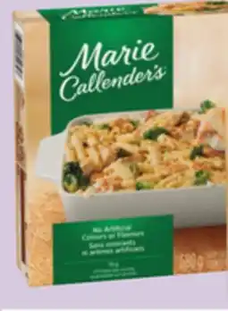 Giant Tiger Marie Callender frozen entree offer