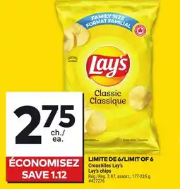 Giant Tiger Lay's chips offer