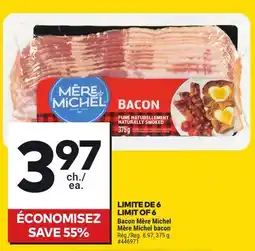 Giant Tiger Mère Michel bacon offer