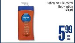 Jean Coutu PERSONNELLE Body lotion offer
