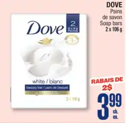 Jean Coutu DOVE Soap bars offer