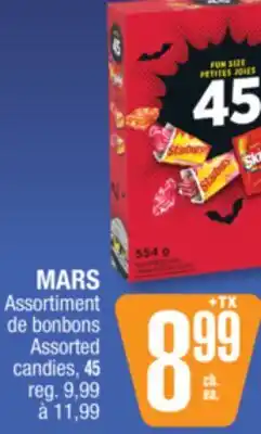 Jean Coutu MARS Assorted candies offer