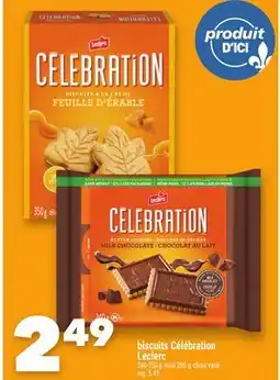Marche Ami Biscuits Célébration Leclerc offer