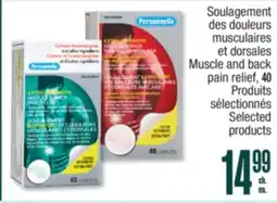 Jean Coutu PERSONNELLE Muscle and back pain relief Selected products offer
