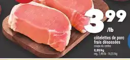 Marche Ami Côtelettes de porc frais désossées offer