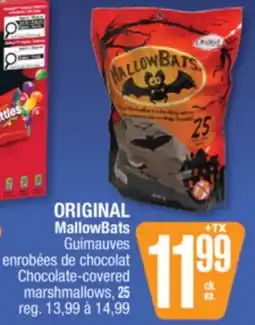 Jean Coutu ORIGINAL MallowBats Chocolate-covered marshmallows offer