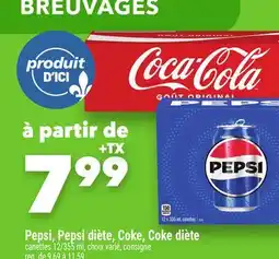 Marche Ami Pepsi, Pepsi diète, Coke, Coke diète offer