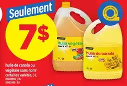 Maxi HUILE DE CANOLA OU VÉGÉTALE SANS NOM , 3 L offer