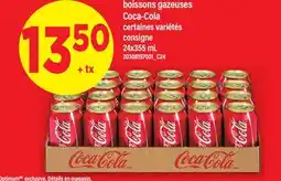 Maxi BOISSONS GAZEUSES COCA-COLA, 24X355 ML offer