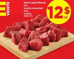 Maxi BŒUF À RAGOÛT DÉSOSSÉ FRAIS | BONELESS STEWING BEEF FRESH offer