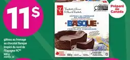 Maxi GÂTEAU AU FROMAGE AU CHOCOLAT BASQUE INSPIRÉ DU NORD DE L'ESPAGNE PC, 600 G offer