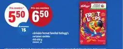 Maxi CÉRÉALES FORMAT FAMILIAL KELLOGG'S, 450-650 g offer