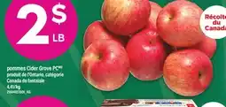 Maxi POMMES CIDER GROVE PCMD PRODUIT DE L'ONTARIO, CATÉGORIE | CANADA DE FANTAISIE offer