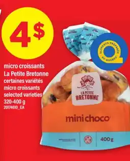 Maxi MICRO CROISSANTS LA PETITE BRETONNE | MICRO CROISSANTS, 320-400 g offer