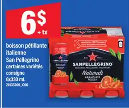 Maxi BOISSON PÉTILLANTE ITALIENNE ITALIENNE SAN PELLEGRINO offer