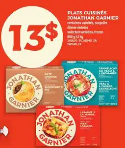 Maxi PLATS CUISINÉS JONATHAN GARNIER, 850 G-1,1 KG offer
