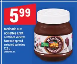 Maxi TARTINADE AUX NOISETTES KRAFT | HAZELNUT SPREAD, 725 G offer