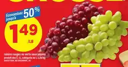 Maxi RAISINS ROUGES OU VERTS SANS PÉPINS offer