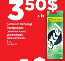 Maxi GOMME EN EMBALLAGE MULTIPLE EXCEL | GUM MULTIPACK offer
